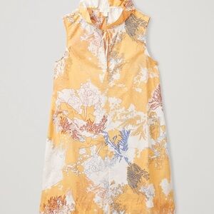 COS Floral Sleeveless Dress in Yellow and White size US 12